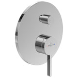 Villeroy & Boch Concealed Shower Valve Chrome Villeroy & Boch Dawn Concealed 2-Outlet Single Lever Trim Set