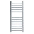 JIS Ladder Rail 700 x 300mm / Polished Chrome / Central Heating JIS Sussex Ouse Vertical Stainless Steel Heated Towel Rail