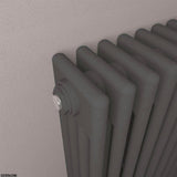 Eastbrook Rivassa Traditional 4 Column Radiator in Matt Anthracite