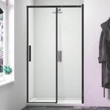 Merlyn Sliding Shower Door Matt Black / 1700mm Merlyn Ionic Frameless Sliding Shower Door
