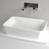 Villeroy & Boch Countertop Basin Villeroy & Boch Architectura Rectangular 600mm Countertop Basin (with Overflow) in Alpin White