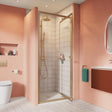 Crosswater In-Fold Shower Door Brushed Brass / 800mm Crosswater Clear 6 Infold Shower Door