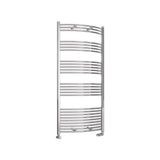 Eastbrook Wendover Curved Vertical Heated Towel Rail in Chrome