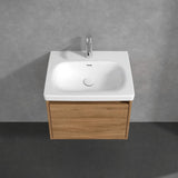 Villeroy & Boch Wall Mounted Vanity Unit Villeroy & Boch Skyla Wall Mounted 600mm One Drawer Vanity Unit with Basin