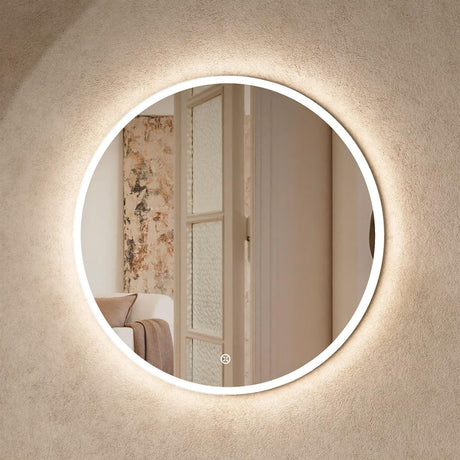 Crosswater Illuminated Mirror 600mm Crosswater Infinity Round LED Illuminated Mirror