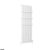 Eastbrook Panel Radiator Eastbrook Peretti Straight Vertical Aluminium Radiator in Matt White