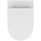 Ideal Standard Back to Wall Toilet Ideal Standard i.life O Back to Wall Rimless Toilet with HydroTwist Flush and Soft Close Seat