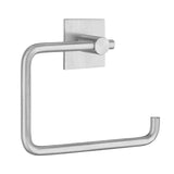 Smedbo Toilet Roll Holder Brushed Stainless Steel Smedbo Beslagsboden Square Self-Adhesive Toilet Roll Holder