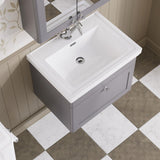 Aquarius Wall Mounted Vanity Unit Aquarius Leighton 600mm Wall Mounted One Drawer Vanity Unit with Basin