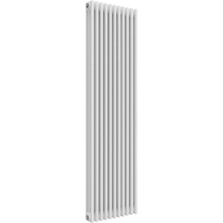 Aquarius Bathrooms Column Radiator Aquarius Foundry Vertical 3 Column Radiator in White