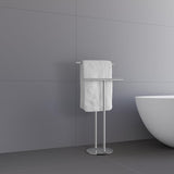 Smedbo Towel Rails and Rings Smedbo Outline Freestanding Double Towel Rail