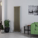 Eastbrook Column Radiator 1800 x 473 / Central Heating Eastbrook Rivassa Traditional 2 Column Radiator in Bronze Effect