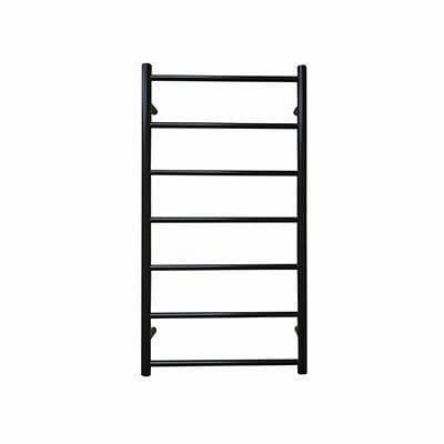 JIS Ladder Rail Black / Electric Only JIS Sussex Pevensey Vertical Stainless Steel Heated Towel Rail