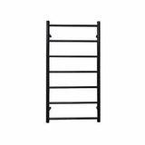 JIS Ladder Rail Black / Electric Only JIS Sussex Pevensey Vertical Stainless Steel Heated Towel Rail