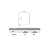 Merlyn Square Shower Tray Merlyn Truestone Square Shower Tray