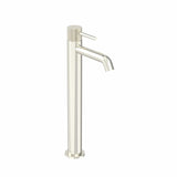 Saneux Tall Basin Tap Brushed Nickel / Knurled Saneux Cos Tall Deck Mounted Basin Mixer Tap