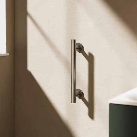 Crosswater Grab Rail/Bar Brushed Nickel / 400mm Crosswater Straight Grab Bar