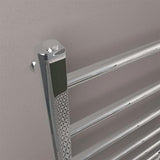 Eastbrook Ladder Rail Eastbrook Tuscan Round Heated Towel Rail in Chrome
