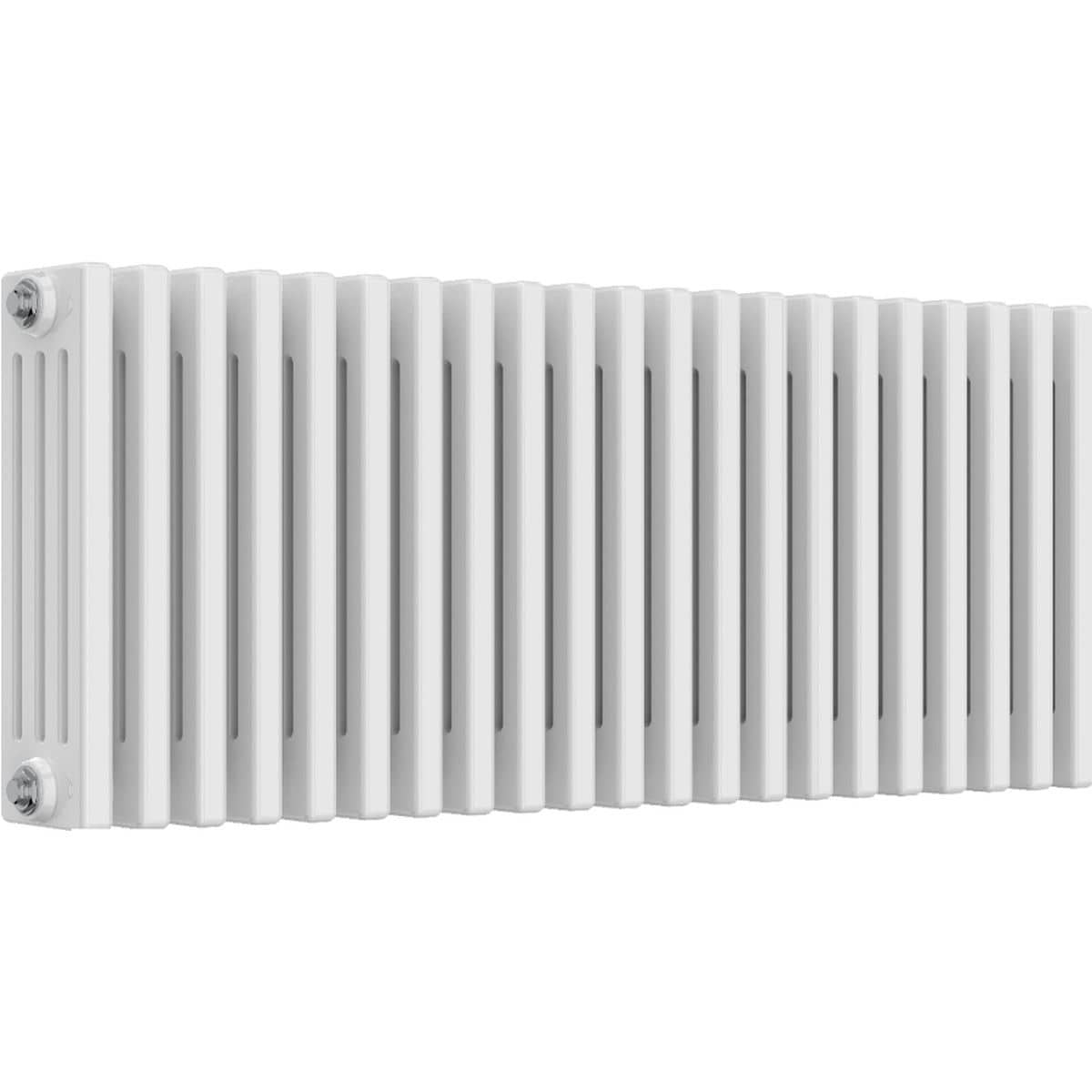 Aquarius Bathrooms Column Radiator Aquarius Foundry Horizontal 4 Column Radiator in White