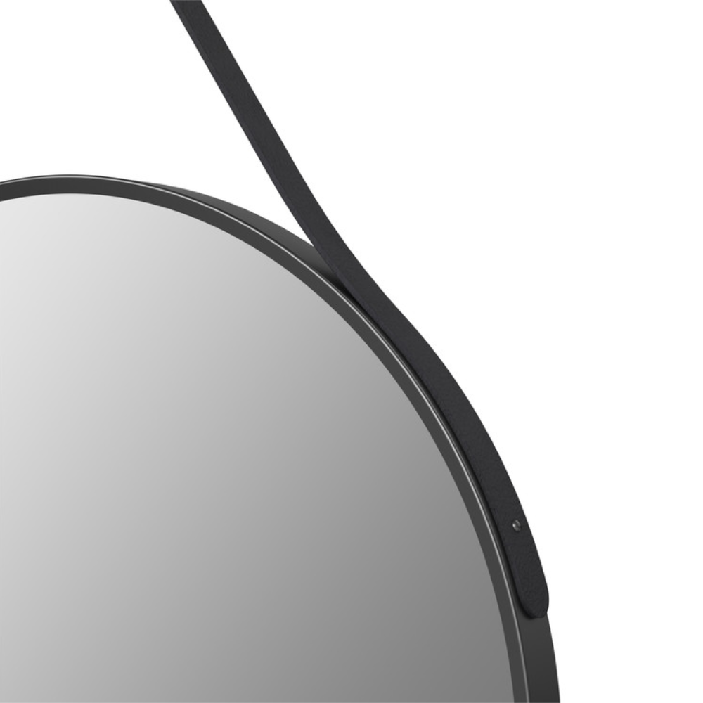 Aquarius Orbit Hanging Mirror with Black Strap