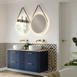 HiB Illuminated Mirror 600mm / Brushed Brass HiB Solstice Round LED Illuminated Mirror