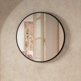 Crosswater Illuminated Mirror Crosswater Infinity Round Framed LED Illuminated Mirror