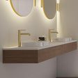 Flova Mono Basin Tap Flova Moonlight Tall Basin Mixer Tap with Clicker Waste in Brushed Brass