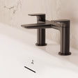 Crosswater Bath Mixer Matt Black Crosswater Fuse Bath Filler Tap