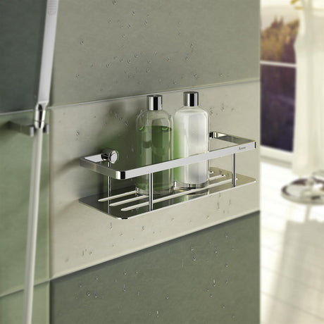Smedbo Basket Chrome Smedbo Sideline Design Shower Basket