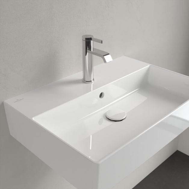 Villeroy & Boch Wall Hung Basin Villeroy & Boch Memento 2.0 Wall Hung Basin with Overflow in White Alpin