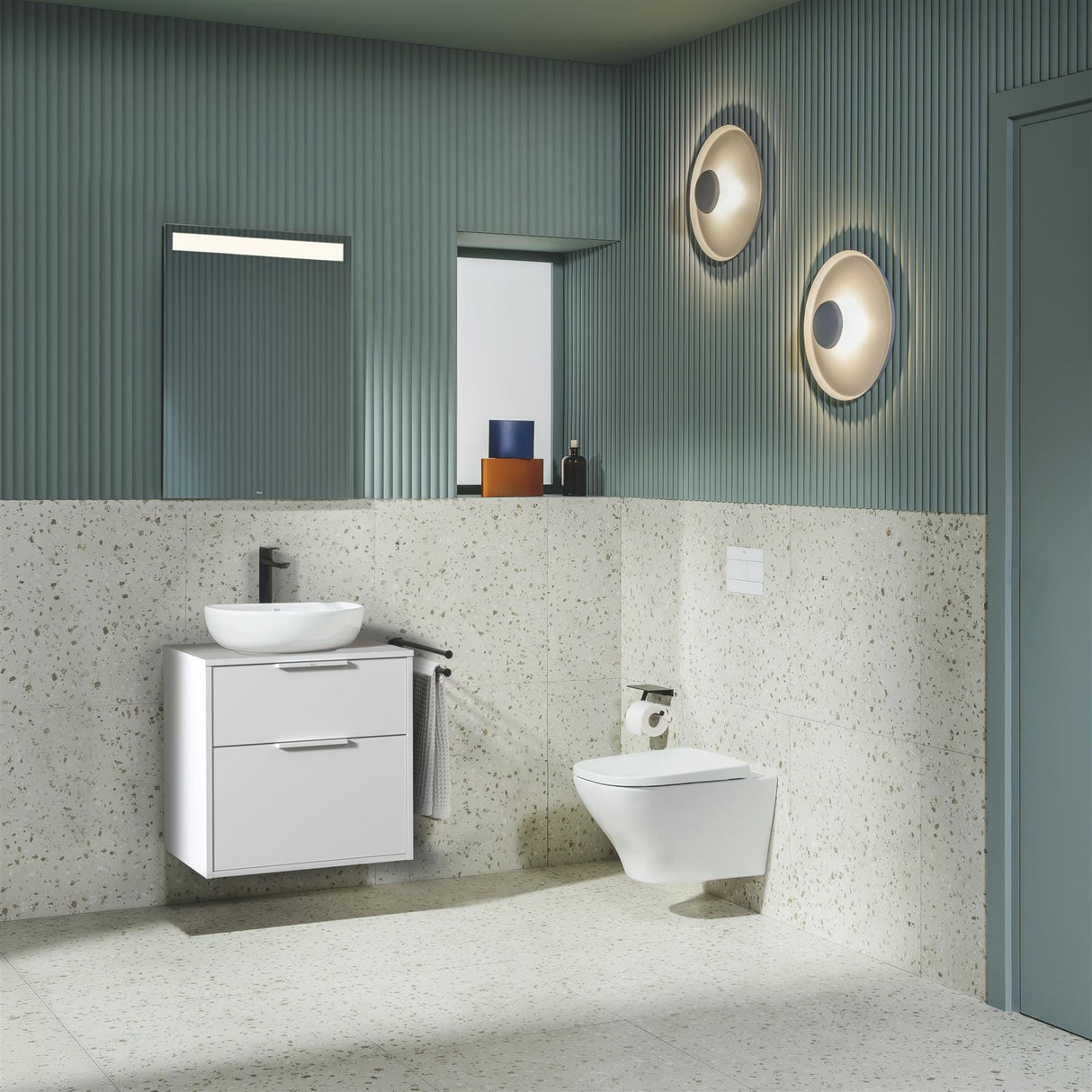 Roca Countertop Basin Roca Optica Arc Shaped Countertop Basin