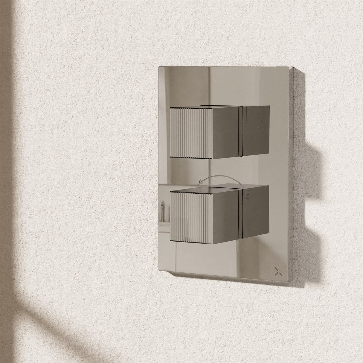 Crosswater Concealed Shower Valve Chrome Crosswater Limit Crossbox 1 Outlet Trimset