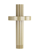 Imex Fixed Shower Arm Brushed Brass Imex Round 75mm Ceiling Mounted Shower Arm