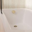 Crosswater Overflow Filler Brushed Brass Crosswater MPRO Bath Filler with Click Clack Waste