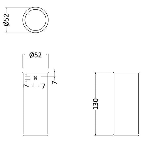 Crosswater Toothbrush Holder Crosswater MPRO Freestanding Tumbler