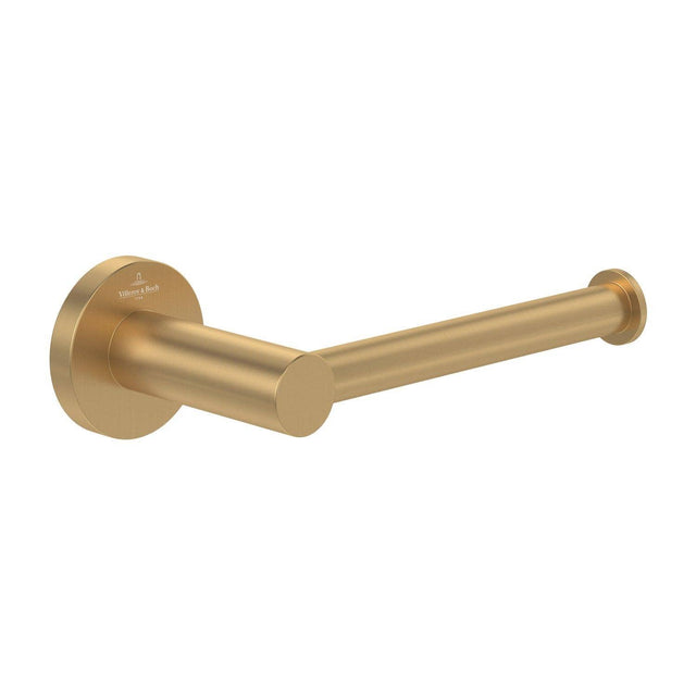 Villeroy & Boch Toilet Roll Holder Brushed Gold Villeroy & Boch Elements Tender Toilet Roll Holder