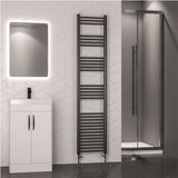 Eastbrook Wendover Straight Heated Towel Rail in Brushed Gunmetal