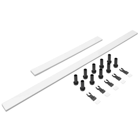 UK Bathroom Store Riser Kit Rectangular Trays Over 1200mm Aquarius Pluvia Riser Kit with Panel Pack and Legs