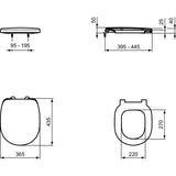 Ideal Standard Toilet Seat Ideal Standard Concept  Soft Close, Quick Release Wrapover Toilet Seat