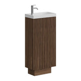Crosswater Cloakroom Vanity Unit Crosswater Limit Cloakroom Floor Standing 400mm Single Door Vanity Unit with Basin