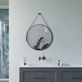 Aquarius Orbit Hanging Mirror with Black Strap