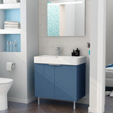 Imex Floor Standing Vanity Unit Imex Blade Floor Standing  800mm Double Door Vanity Unit with Basin