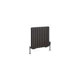 Eastbrook Column Radiator Eastbrook Rubano Straight Horizontal Traditional Column Radiator in Matt Anthracite