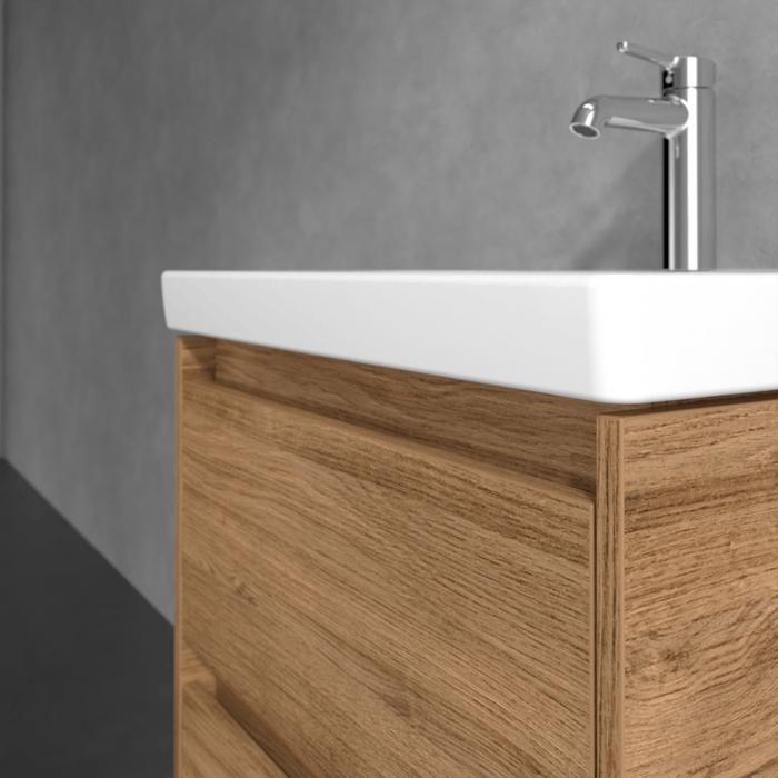 Villeroy & Boch Wall Mounted Vanity Unit Villeroy & Boch Skyla Wall Mounted 600mm Two Drawer Vanity Unit with Basin