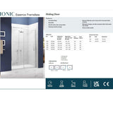 Merlyn Sliding Shower Door Merlyn Ionic Frameless Sliding Shower Door