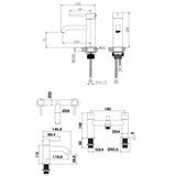 Aquarius Bathrooms Bath Shower Mixer Aquarius RF-Series Complete Bath and Basin Brassware Pack with Basin Tap, Bath and Shower Mixer and Wastes