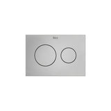 Roca Flush Plate Roca Duplo-S PS3 Flush Plate in Brushed Stainless Steel