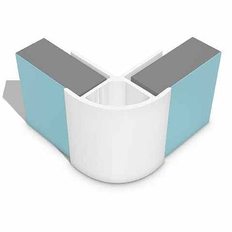 Multipanel Wall Panel White Multipanel Wall Profile - External Corner - Type B - 2450mm