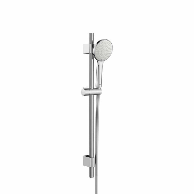 Roca Shower Riser Rail Chrome Roca Sensum 3 Function Shower Handset and Slide Rail Kit