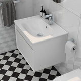 Imex Wall Mounted Vanity Unit Imex Alma Wall Mounted Single Drawer 600mm Vanity Unit with Basin